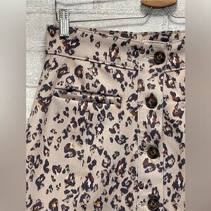 maurices Leopard Button Front Mini Skirt in 14